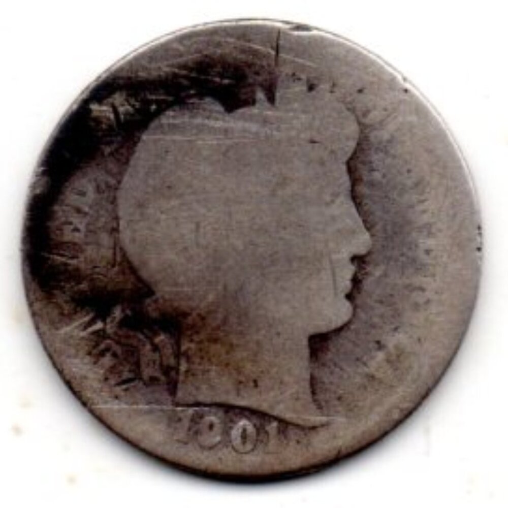 Granny Estate Find 1901 P Barber Liberty Head Dime